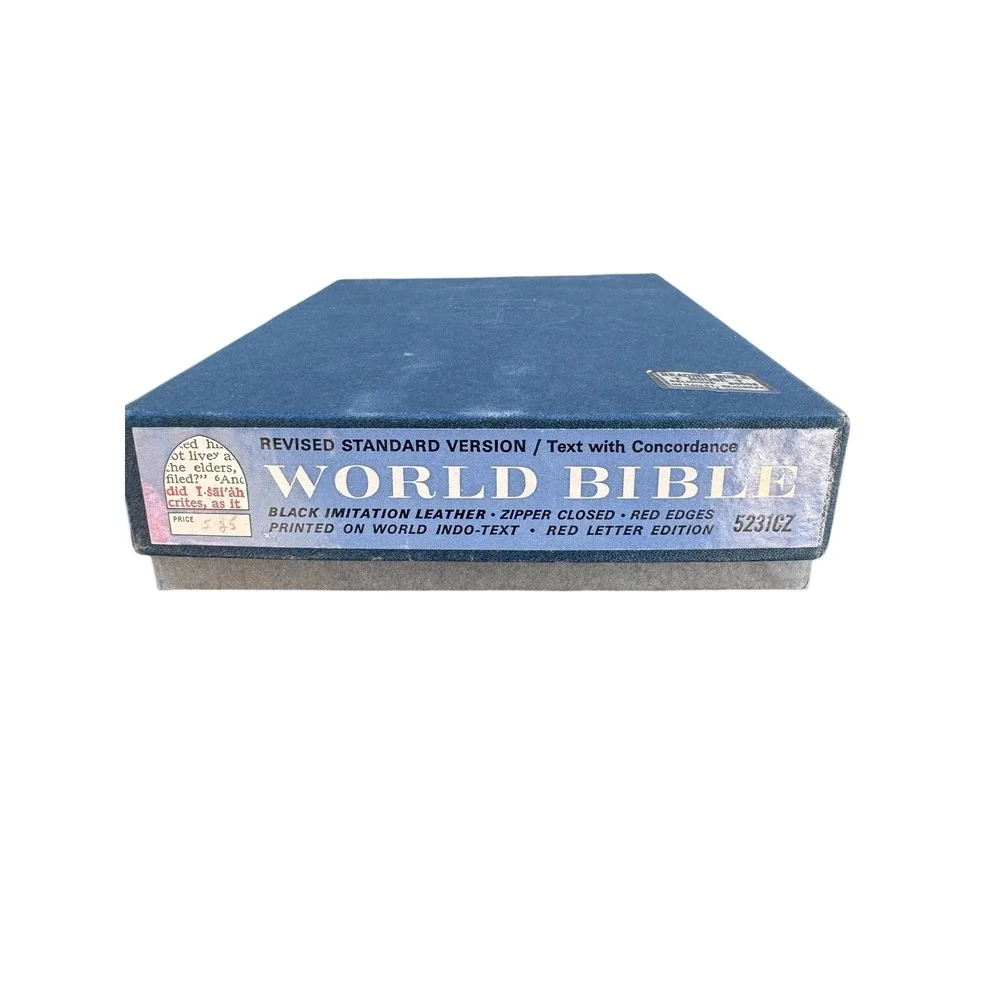 World Bible Concordance Revised Standard Version Red Letter Edition 1962 Vintage